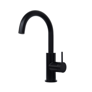 ברז פרח ברבור - שחור