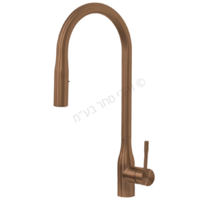 ברז מטבח נשלף 2 מצבי זרימה מנירוסטה | טוקיו - רוז גולד